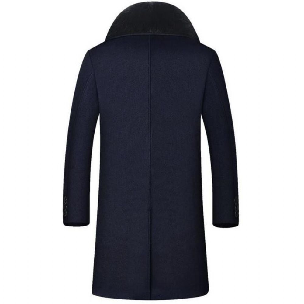 High-end Business Warm Velvet Overcoat For Menn