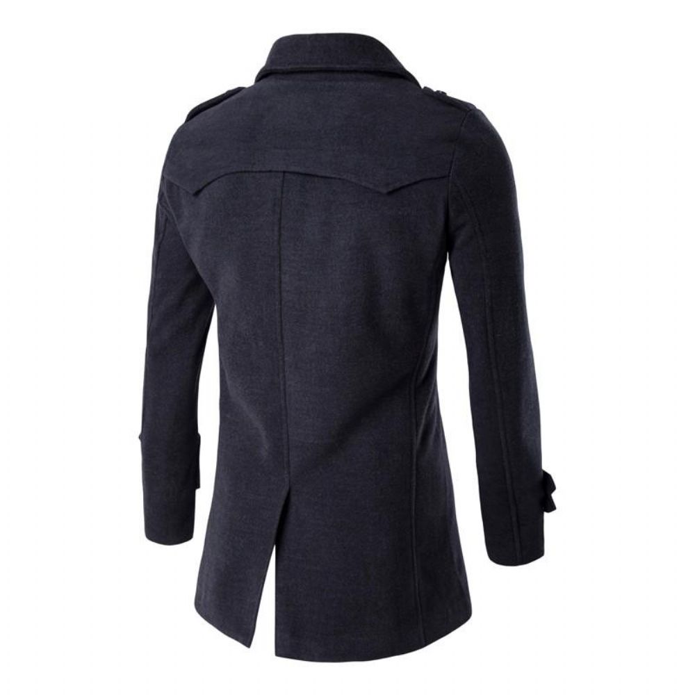 Ullblandinger Double Breasted Peacoat