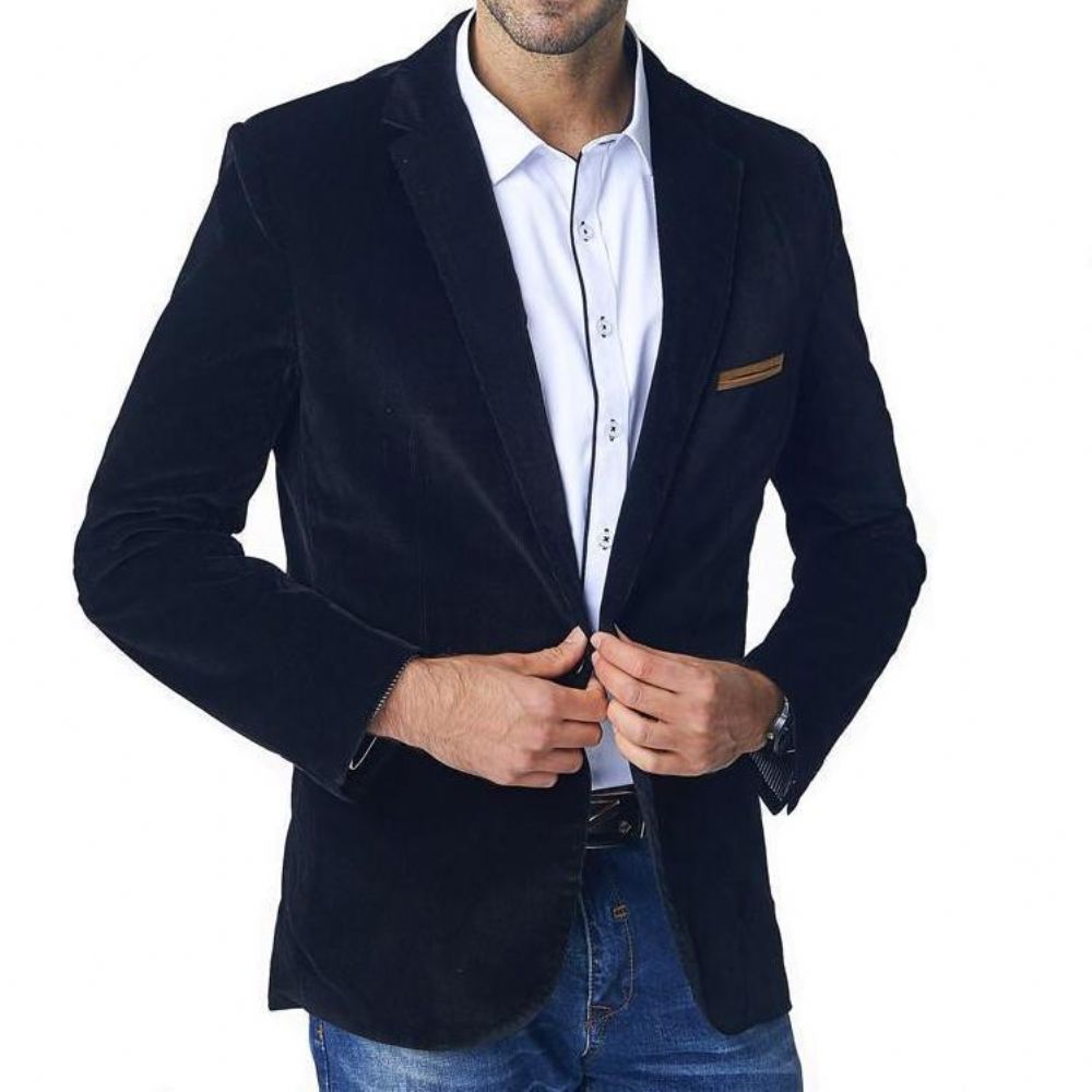 Business Autumn Linen Blazer