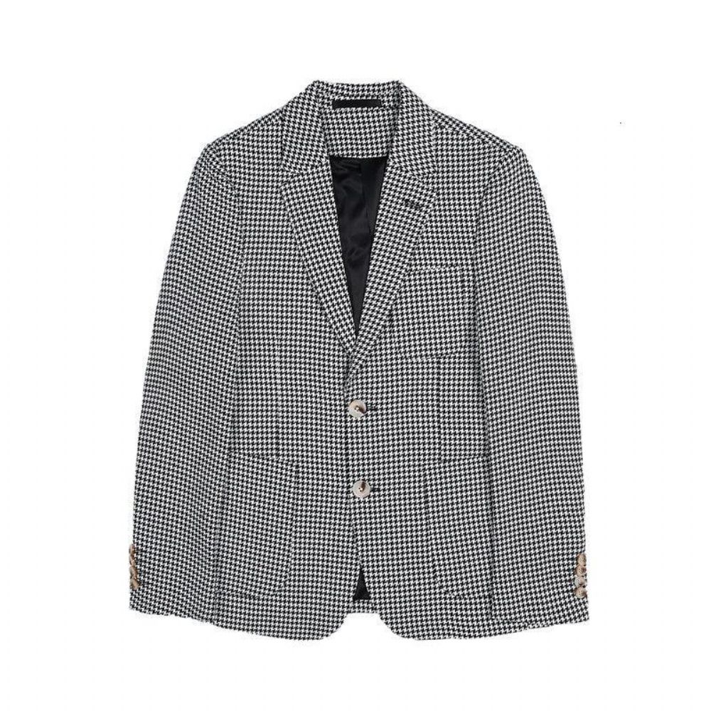 Business Retro Swallow Gird Blazer