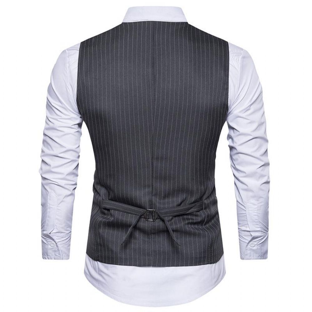 England Style Stripe Formell Vest