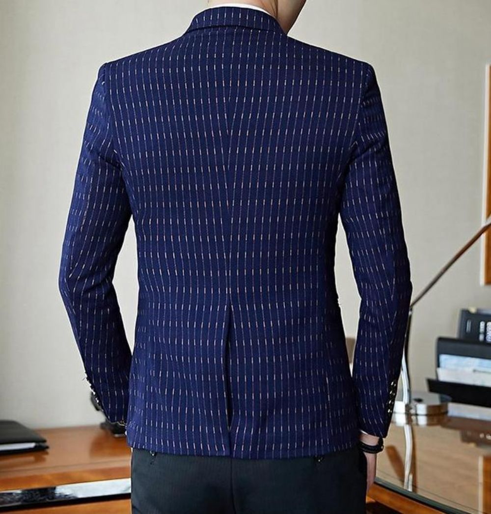 Stilig Business Dot Striped Blazer