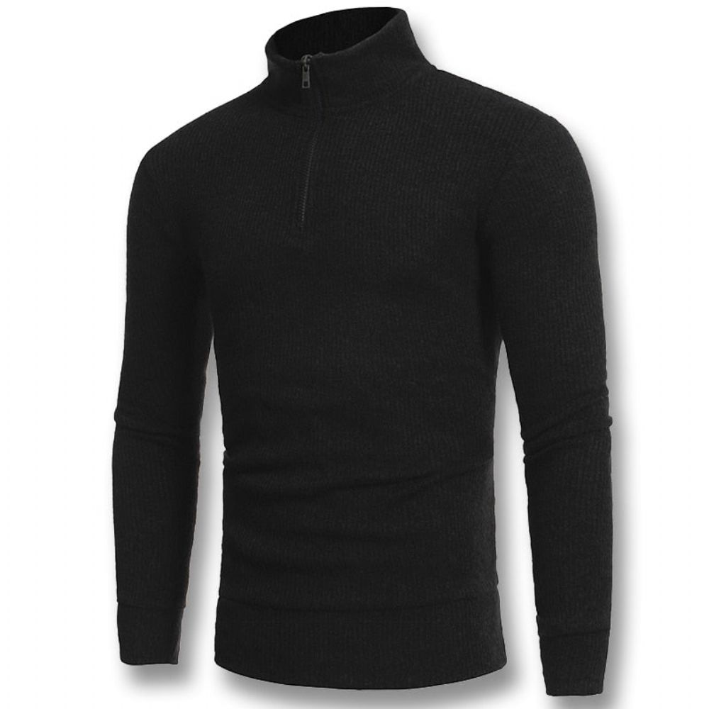 Høststrikket Turtleneck Genser