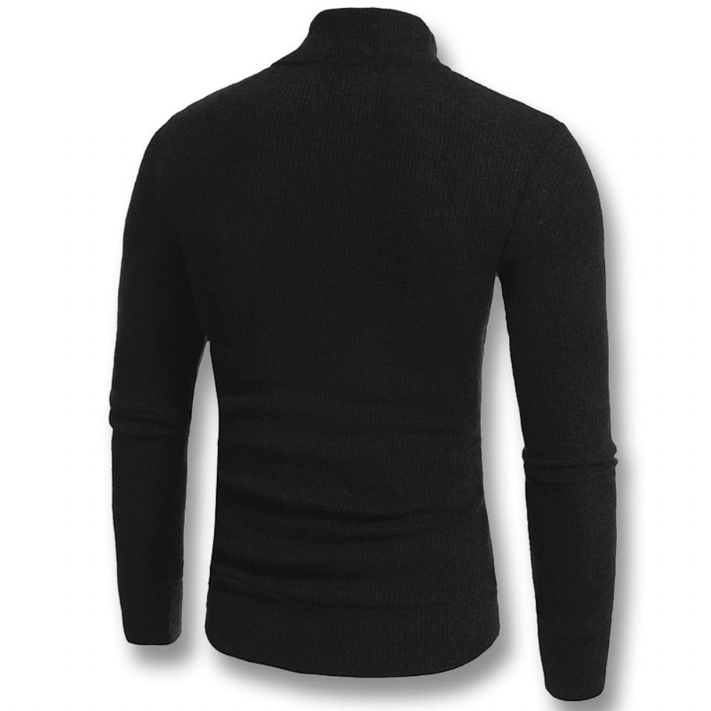 Høststrikket Turtleneck Genser