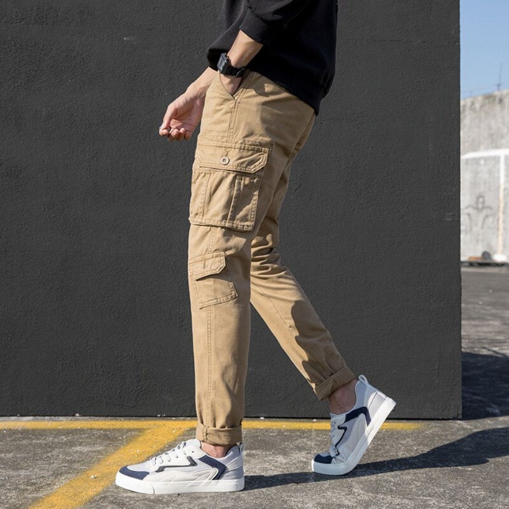 Designer Cotton Camo Cargo Pants