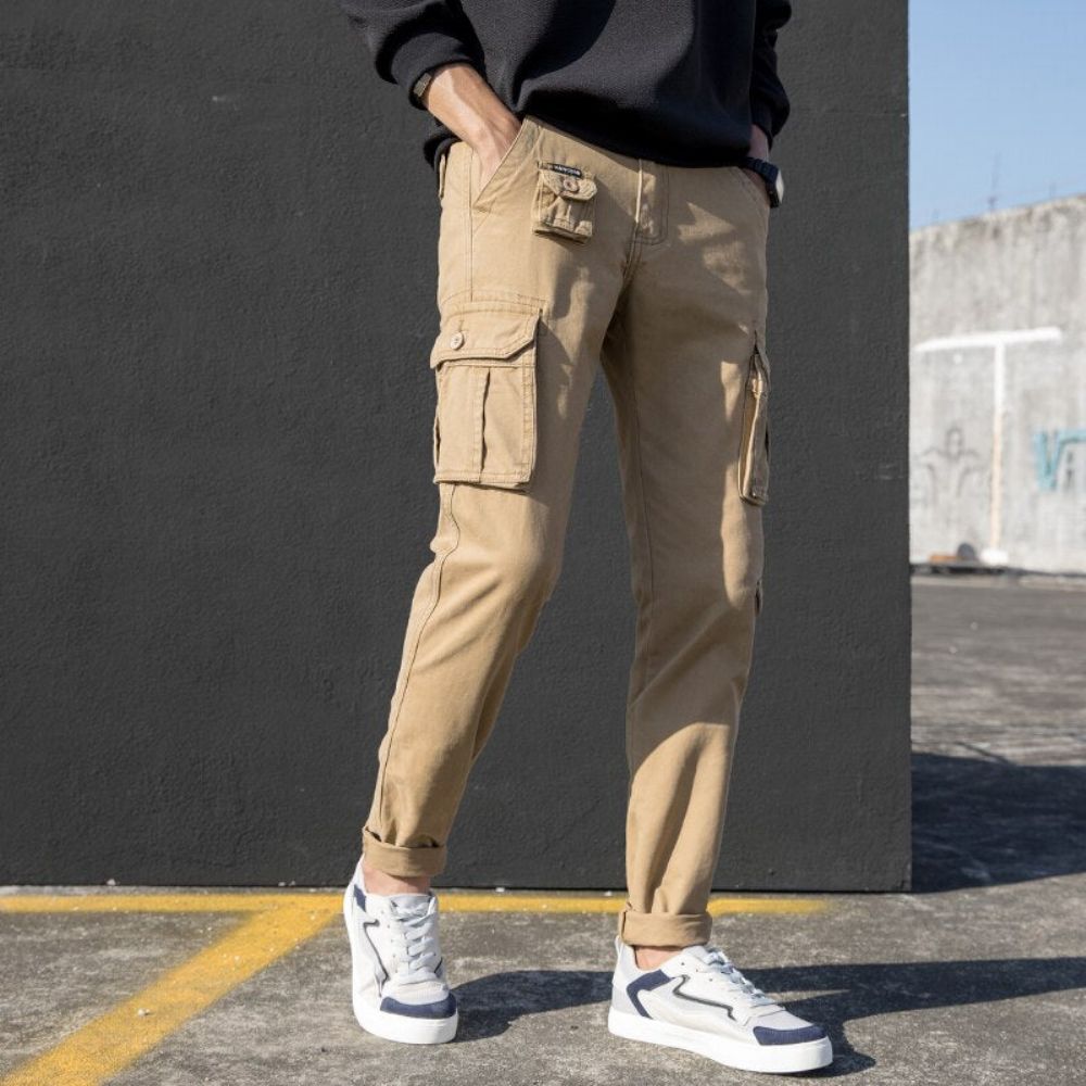 Designer Cotton Camo Cargo Pants