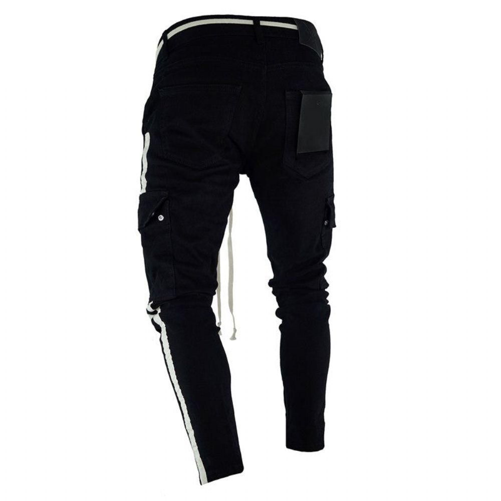 Side Stripe Camo Streetwear Joggers