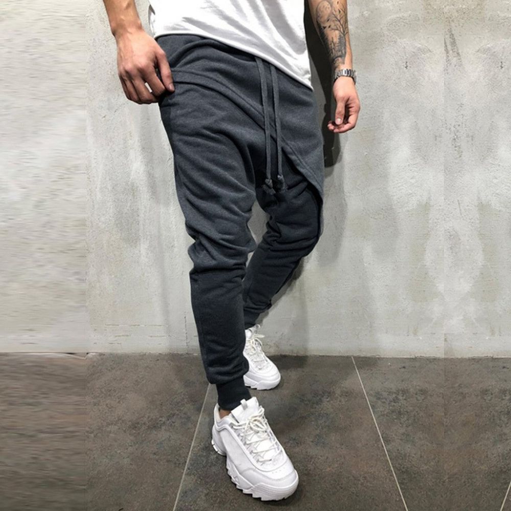 Spring Patchwork Joggers Med Snøring