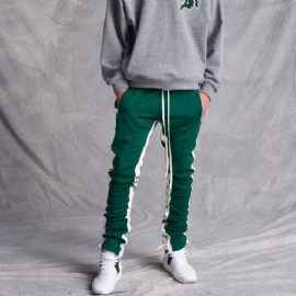 Stripete Track Lange Skinny Joggers