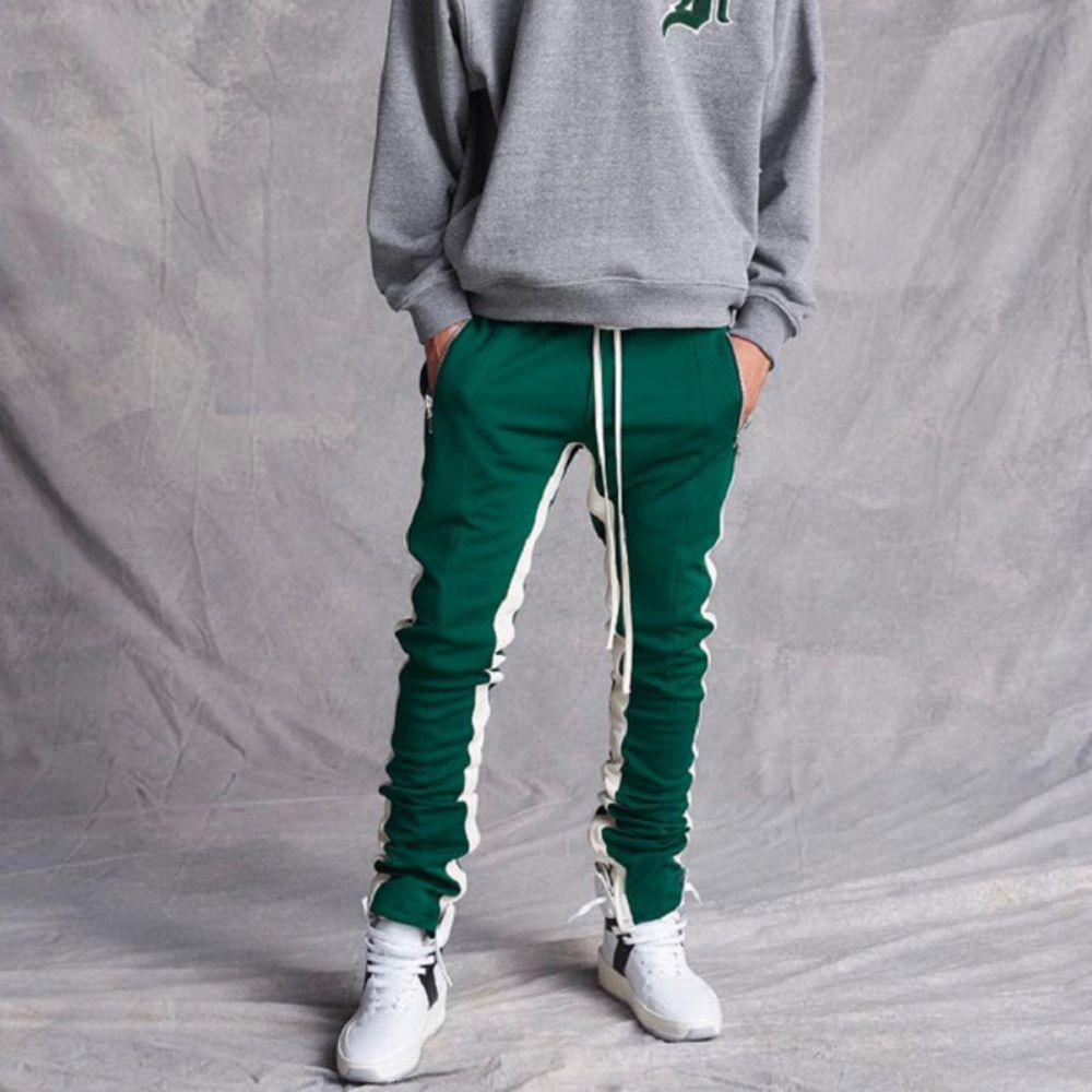 Stripete Track Lange Skinny Joggers