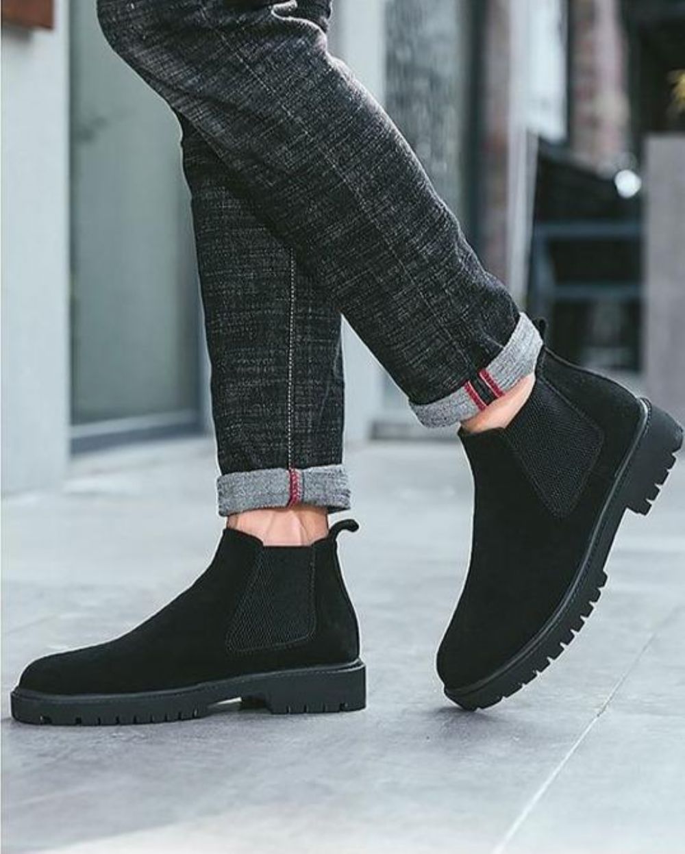 Chelsea Boots Semsket Skinn