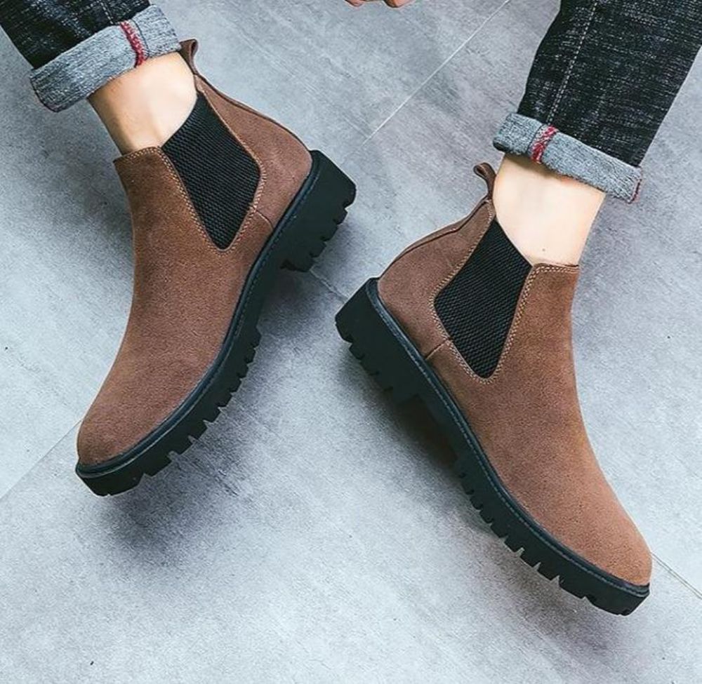 Chelsea Boots Semsket Skinn