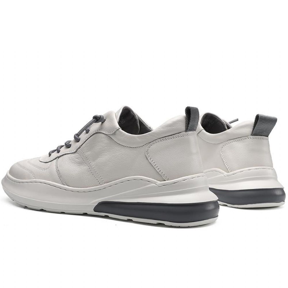 New York Style Leather Sneaker Sko