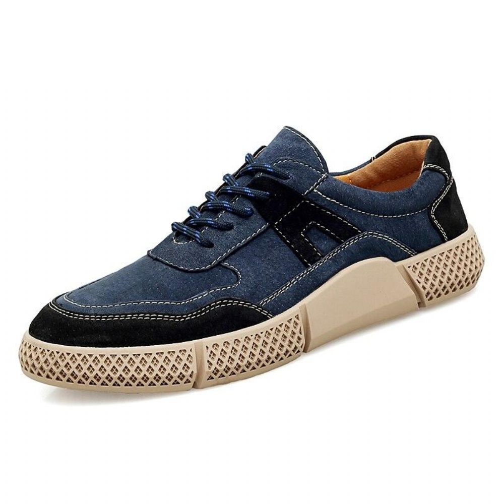 Urban Design Sneakers I Semsket Skinn